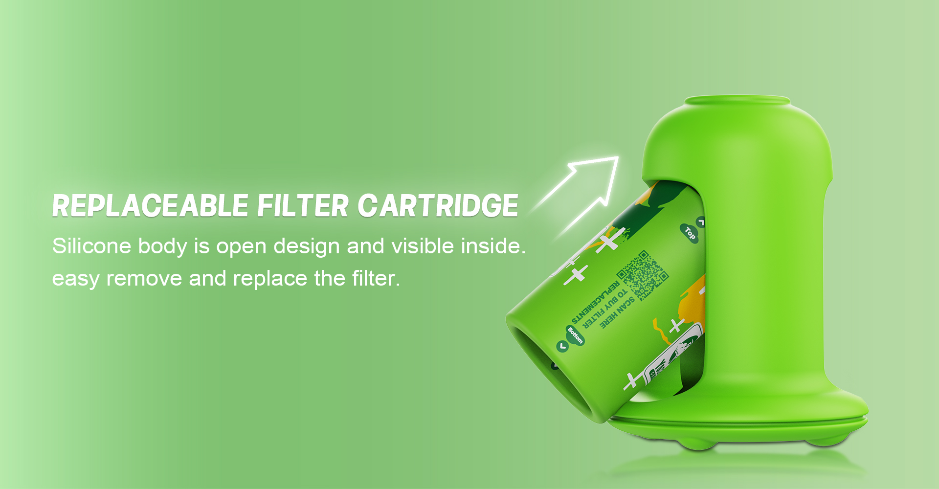 Yocan Green Flying Saucer Personal Air Filter