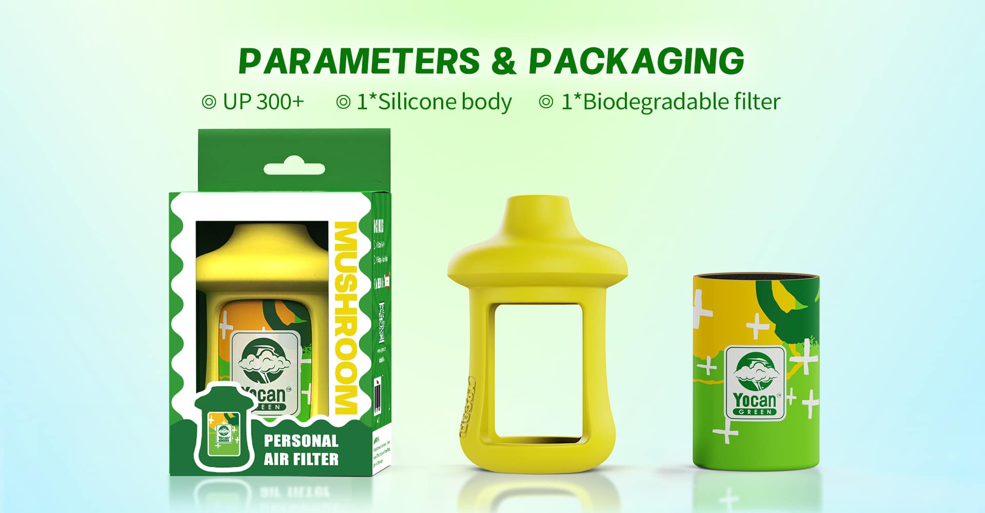 Yocan Green Mushroom Personal Air Filter
